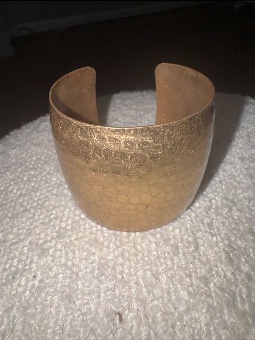 Gold-Tone Hammered Cuff Bracelet - Women Accessories